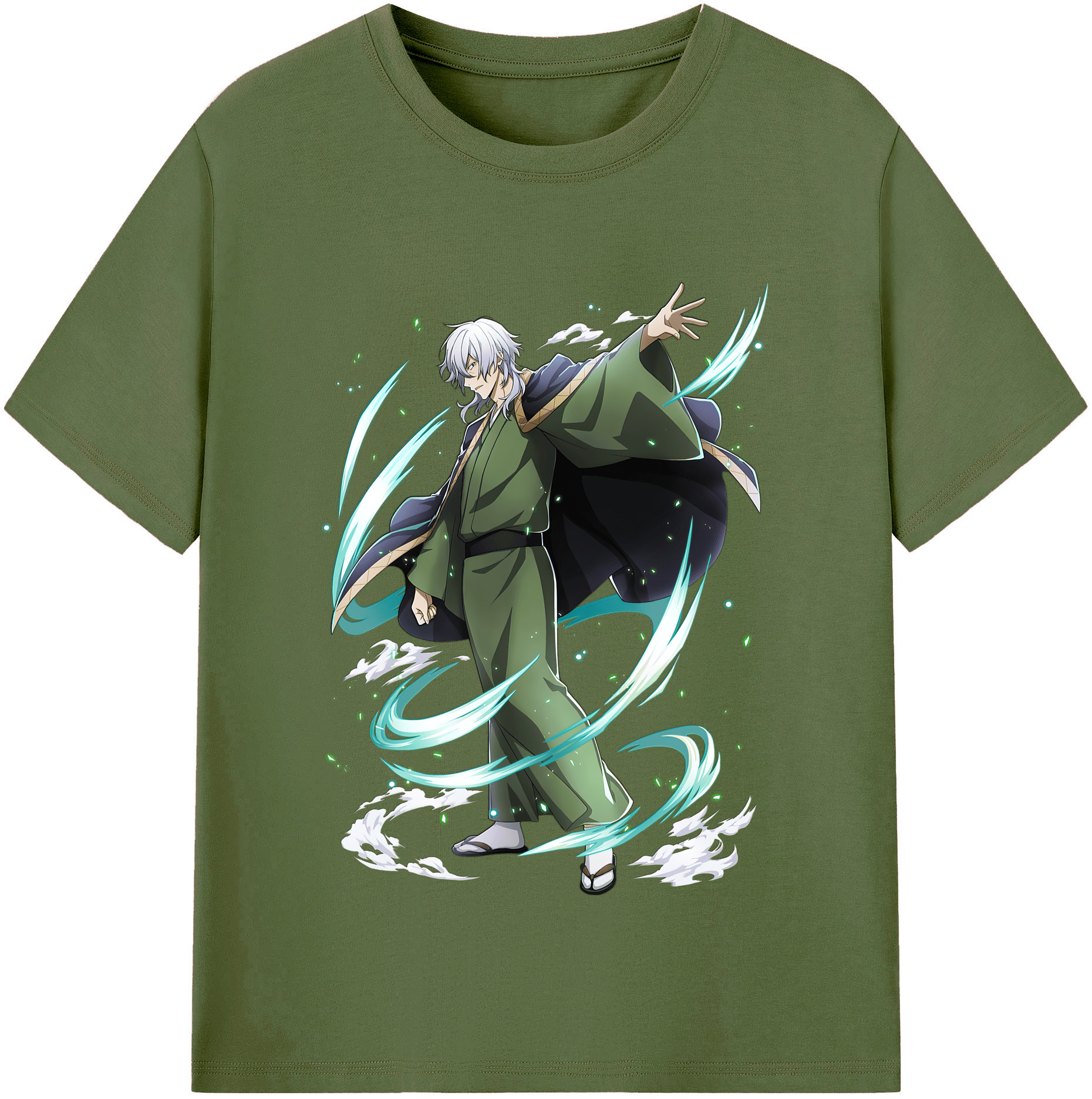 （画像用） 文豪ストレイドッグス Bungo Stray Dogs 綿100％半袖Tシャツ（フロントプリント）